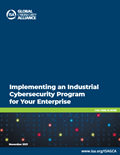 ISAGCA Implementing an Industrial Cybersecurity Program for Your Enterprise brochure cover