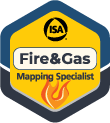 ISA Fire and Gas Mapping Certificate Badge