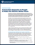 ISA Position paper-Automation Depends on People- cover image