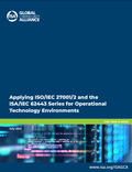 ISAGCA White paper Applying ISO/IEC 27001/2 and the ISA/IEC 62443 Series for Operational Tech Environments cover