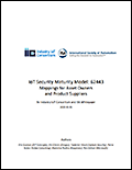 ISA Whitepaper IoT Security Maturity Model: 62443 Mappings for Asset Owners and Product Suppliers - Cover
